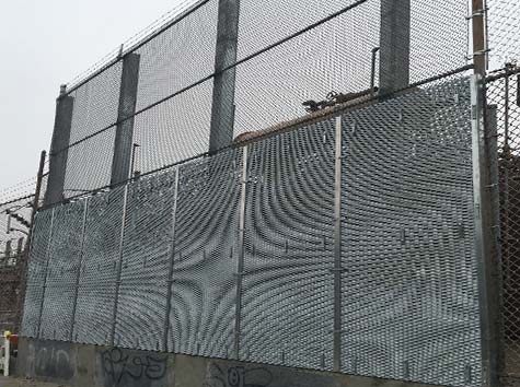 temporaly chain link fence